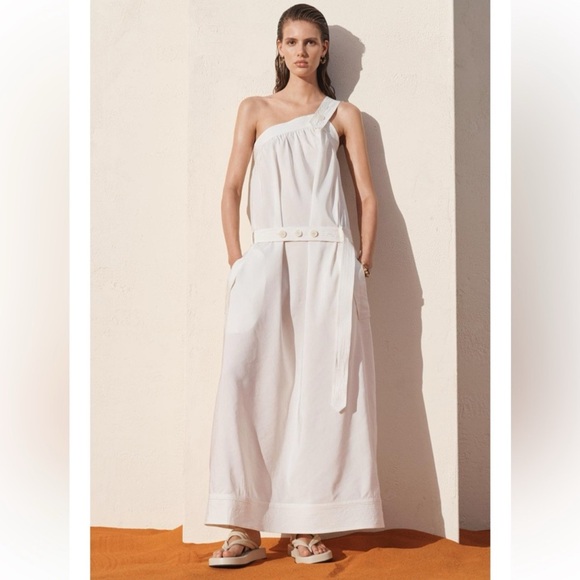 Zara Dresses & Skirts - Zara Asymmetric neckline with wide strap and off-the-shoulder design Size XS